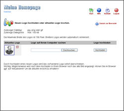 Laden Sie hier ein Logo hoch oder l�schen es